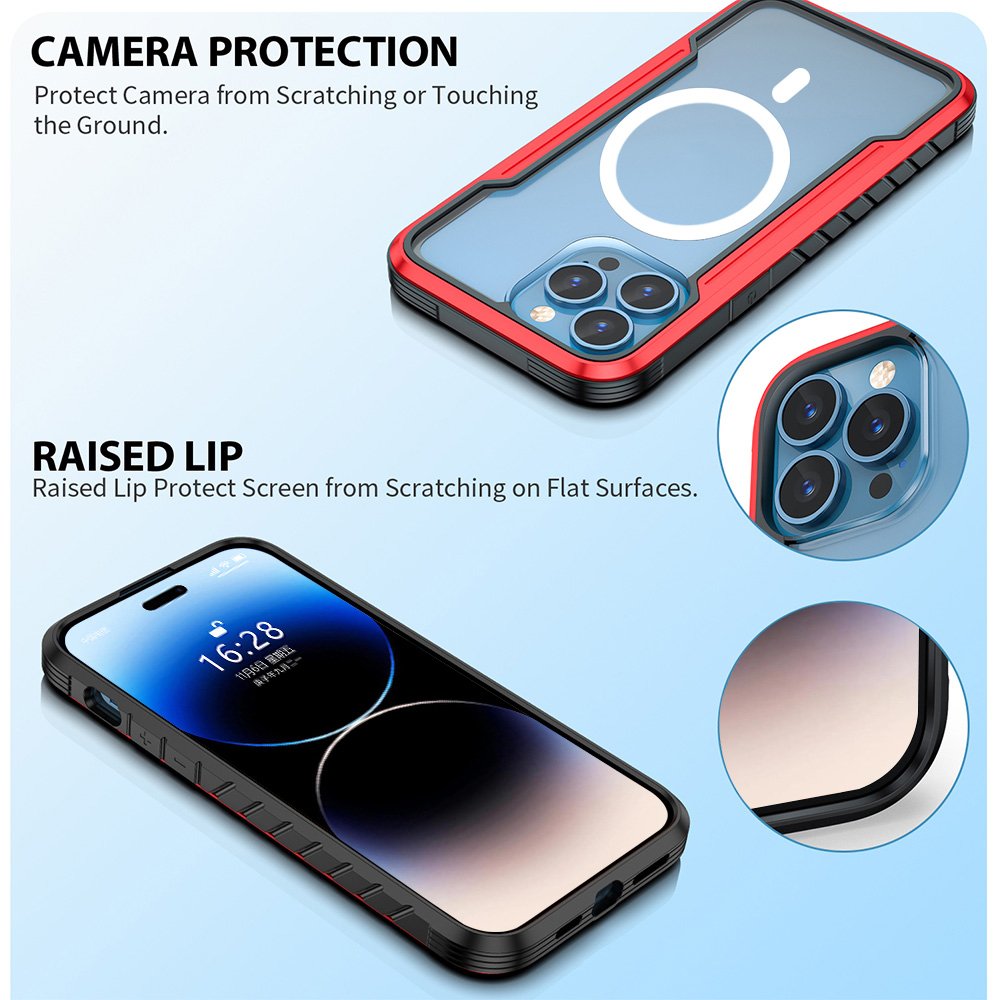 High Quality Mobile Phone Case Clear Magnetic Fast Charging iPhone Cover TPU Case For iPhone 15 14 13 Pro Max Plus