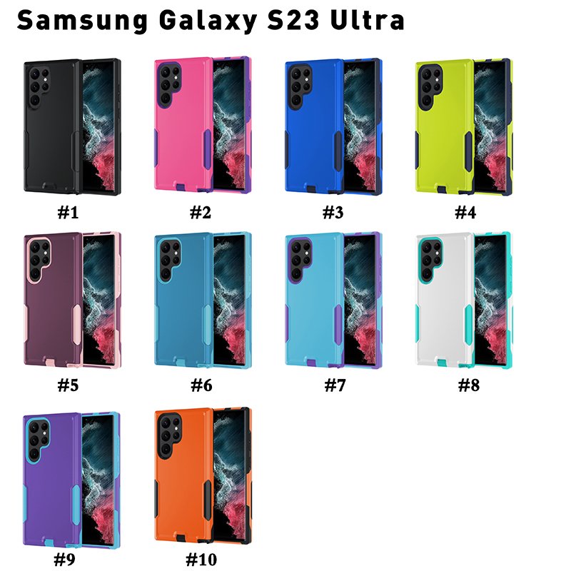 Protector For Samsung S23 S23Plus S23 Ultra Shockproof TPU+PC Defender Phone Case Accessories