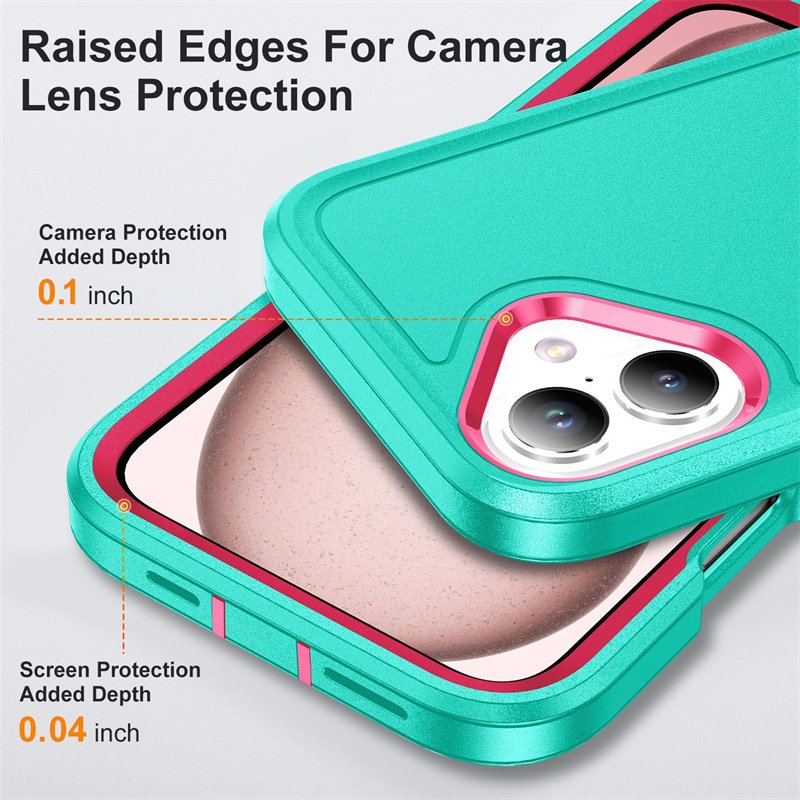 Factory Direct With Holder TPU PC Mix and Match 3 in 1 Armor Shockproof Phone Case For iPhone 13 12 11 Pro XR X 16 15 14 ProMax