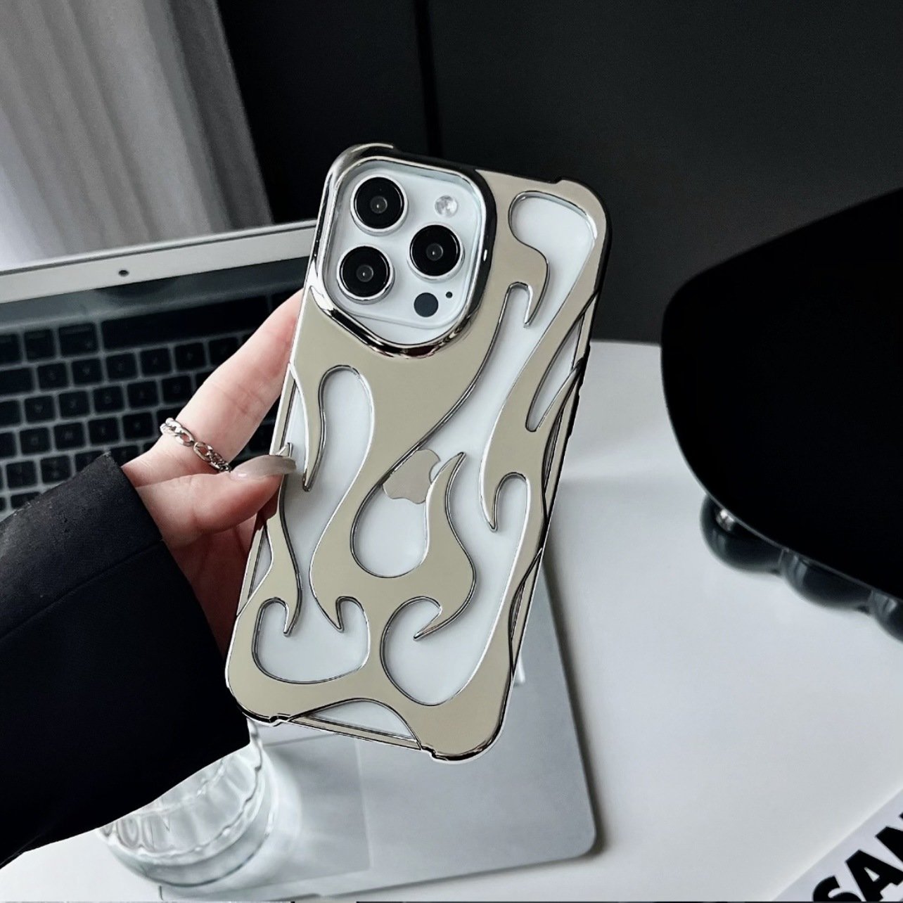 Lens Protection Hybrid Soft TPU Phone Case For iPhone 12 13 Pro Max Shockproof Cover