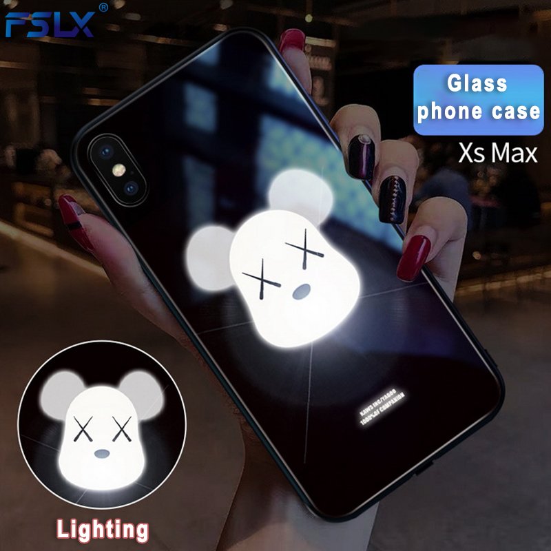 FSLX Gloomy Bear Wholesale Cell Phone Case Clear Phone Case Cheap Mobile Phone Cases For iPhone X XS XR XSMAX 11 12 Series