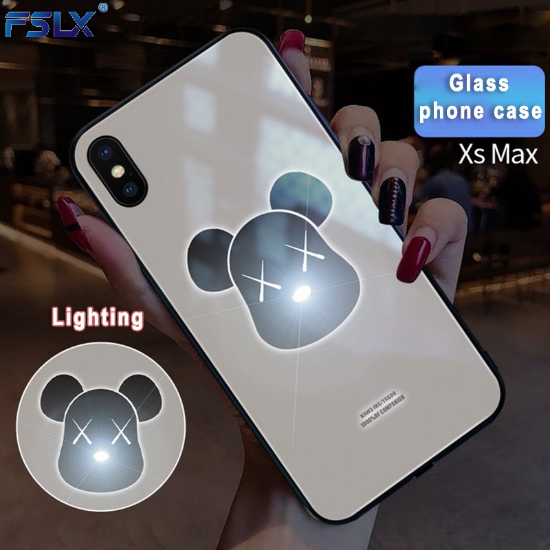 FSLX Gloomy Bear Wholesale Cell Phone Case Clear Phone Case Cheap Mobile Phone Cases For iPhone X XS XR XSMAX 11 12 Series
