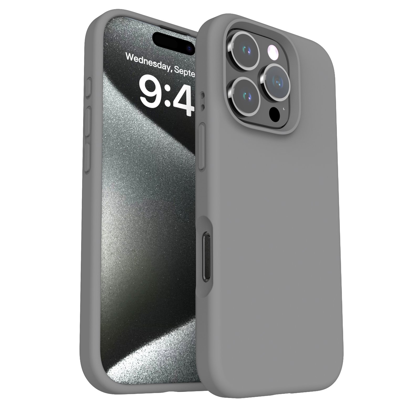 For iphpne16 phone case Fully covered liquid silicone anti-fingerprint gravity anti-fall protective cover