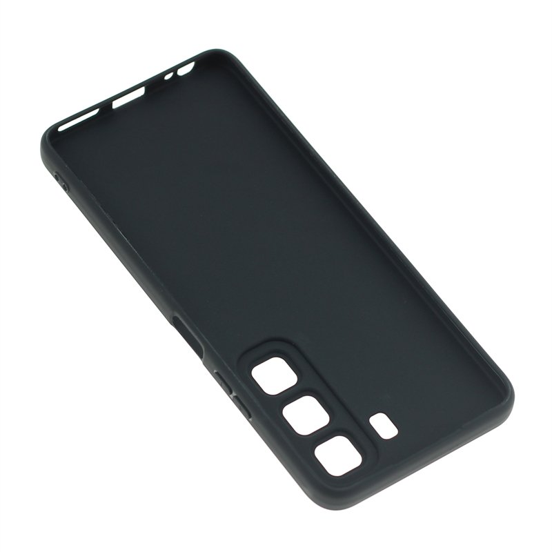 Manufacturer Wholesale Matte TPU Cases Soft Frosted Back Cover Silicone Mobile Phone Case For Infinix Hot 50 4G X6882 Black