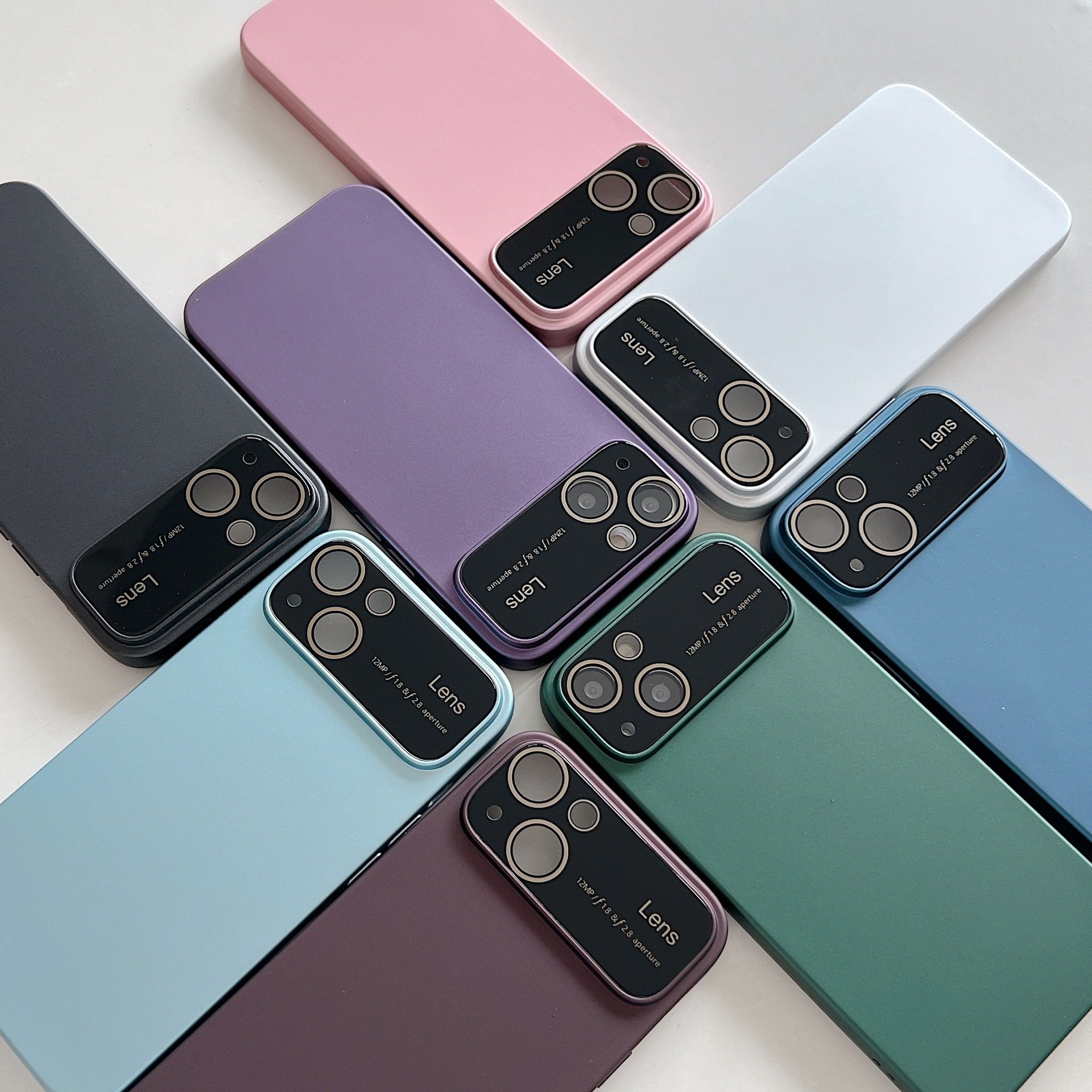 New Arrival Large Window All-inclusive anti fall Protection Lens Protector Case for iPhone 16 15 pro max 14 12 11