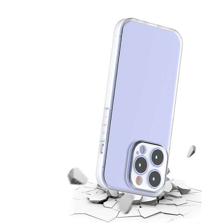 For iPhone 15 16 pro case Shockproof Soft Clear Cover,2MM TPU Transparent precision hole Phone case For iPhone 13 12 14 Pro Max