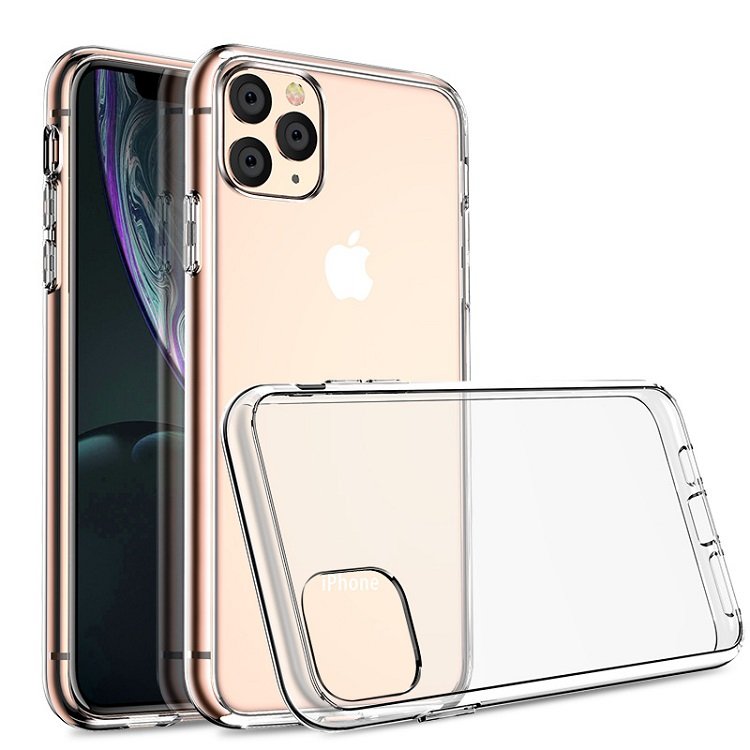 New Cell Phone Case For iPhone 11 X 2019 For iPhone 12 Pro max Clear Case Transparent TPU Soft Gel Shockproof Back Cover