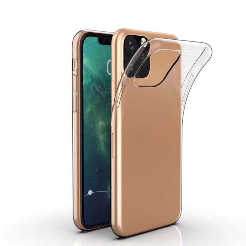 New Cell Phone Case For iPhone 11 X 2019 For iPhone 12 Pro max Clear Case Transparent TPU Soft Gel Shockproof Back Cover
