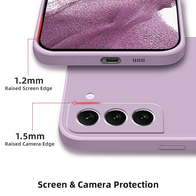 Original Silicone Phone case For Samsung S23 S22 Plus Ultra Color TPU Waterproof Mobile Phone Case For Samsung s22