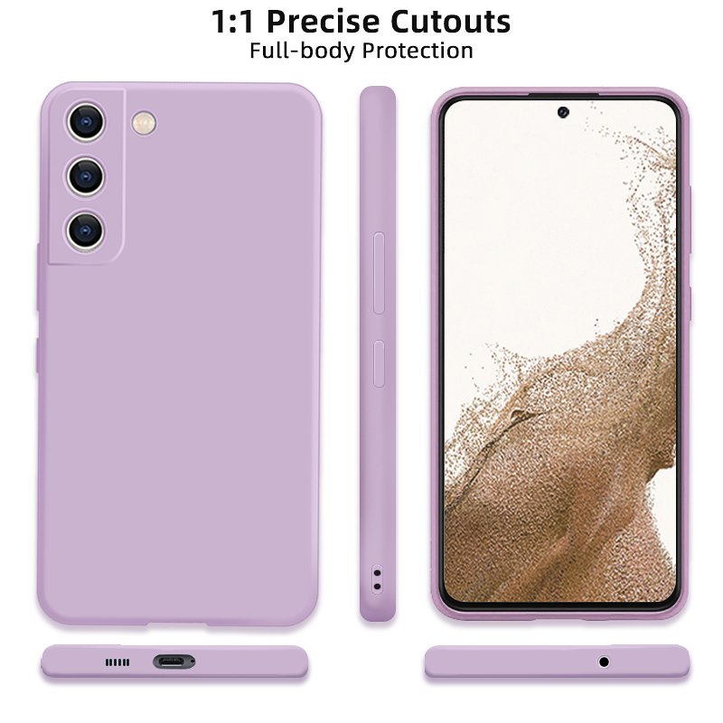 Original Silicone Phone case For Samsung S23 S22 Plus Ultra Color TPU Waterproof Mobile Phone Case For Samsung s22