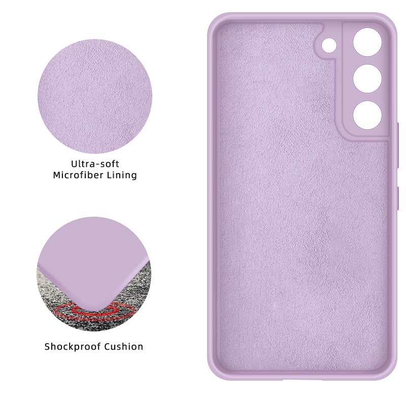 Original Silicone Phone case For Samsung S23 S22 Plus Ultra Color TPU Waterproof Mobile Phone Case For Samsung s22