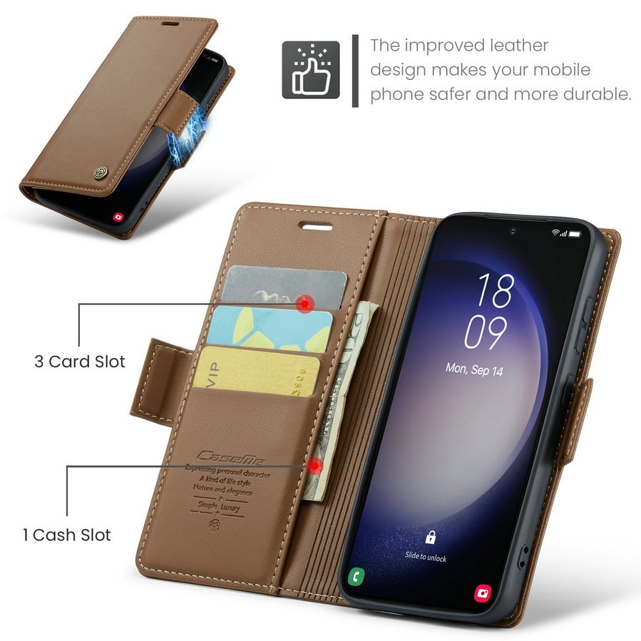 CaseMe Magnetic Mobile Cover for Samsung Galaxy S23 FE S23 S22 ultra S21 Cell Phone Case Accessories for Samsung Galaxy S23 FE