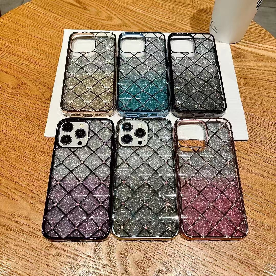 New Trending Bling Soft TPU Mobile Cell i Phone Accessories Case for Apple iPhone 11 12 13 14 15 16 ProMax Shockproof Cover