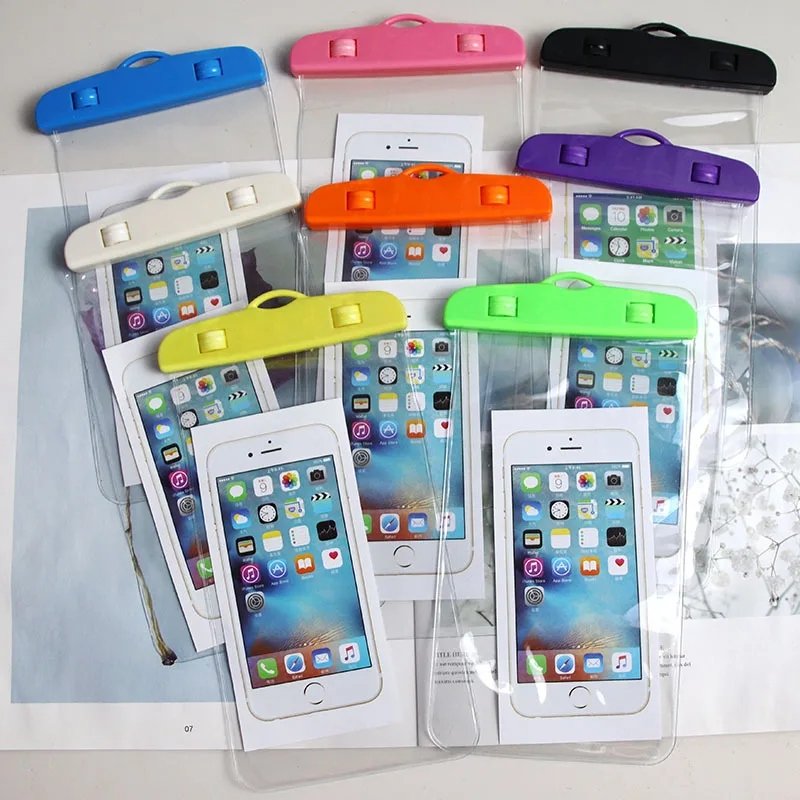 Universal Floating Clear Water Proof Mobile Phone Bag Waterproof Cell Phone Case Pouch for Mobile Phones