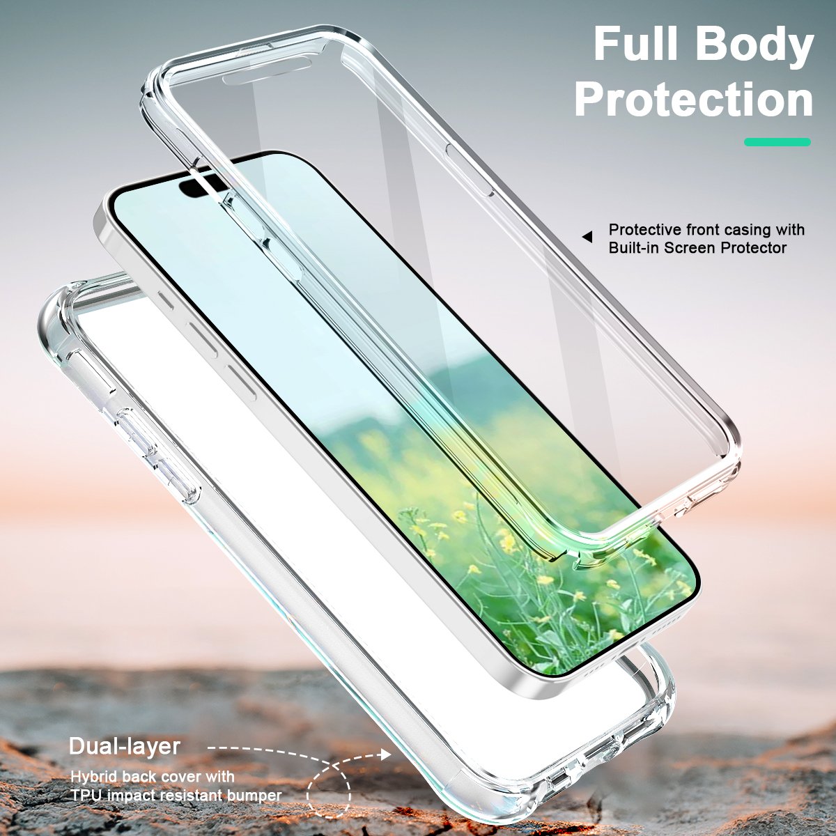 Factory Wholesale Soft Space Back Cover TPU Phone Case for iPhone 11 12 13 14 15 16 Pro Max Shockproof with PC & TPU Materials