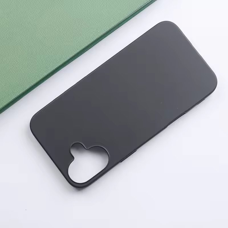 Matte black Soft Silicone Phone Case for iPhone 16 Pro Max TPU Protection Cover Shockproof Cases