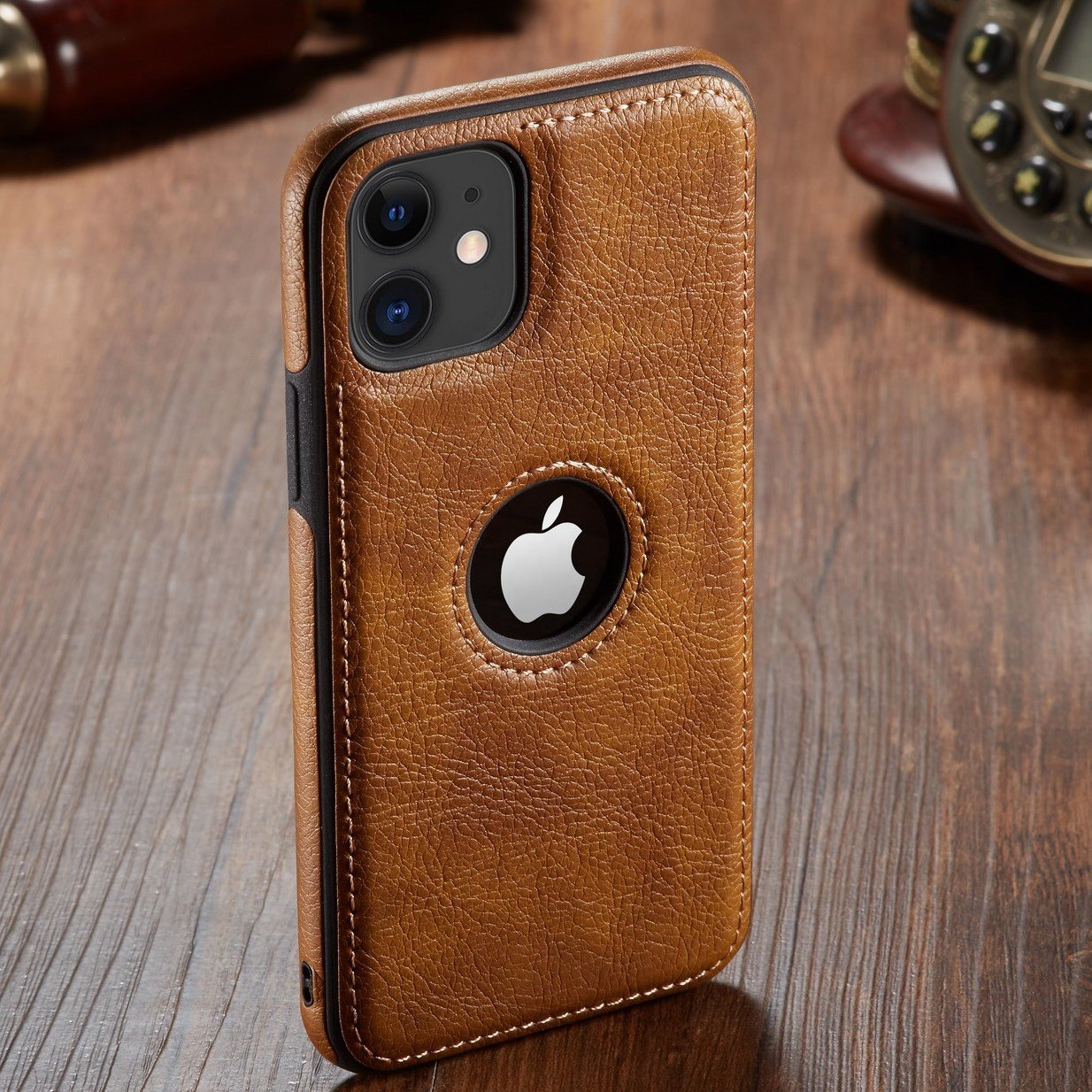 For iPhone 16 Case Luxury PU High Quality Business Leather Stitching Case Cover For iPhone 15 Pro Max 16 pro max