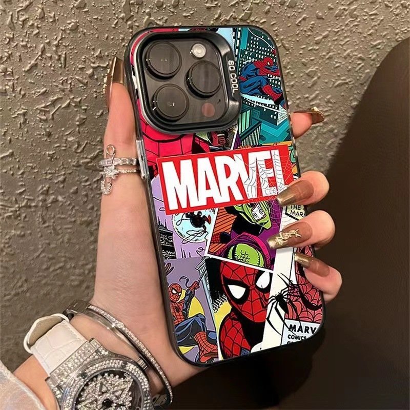 New Marvel Red Label Spider-Man phone case Suitable for iphone 16 15 14 13 12 11 plus/pro/pro max and for iPhone X/XR/XS max