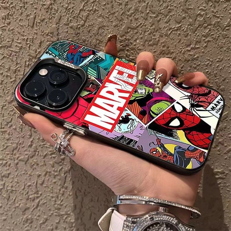 New Marvel Red Label Spider-Man phone case Suitable for iphone 16 15 14 13 12 11 plus/pro/pro max and for iPhone X/XR/XS max