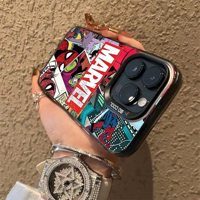 New Marvel Red Label Spider-Man phone case Suitable for iphone 16 15 14 13 12 11 plus/pro/pro max and for iPhone X/XR/XS max