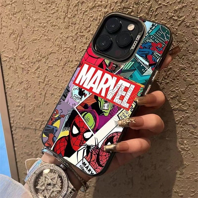 New Marvel Red Label Spider-Man phone case Suitable for iphone 16 15 14 13 12 11 plus/pro/pro max and for iPhone X/XR/XS max