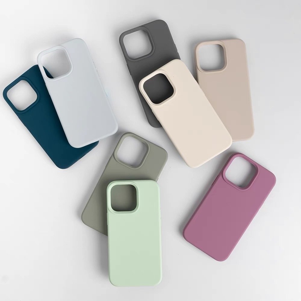 Silicone Phone Case For Apple Iphone 11 12 13 14 15 Pro Max Mini 7 8 6s Plus X Xs Max 5 Shockproof Case Cover Factory Wholesale