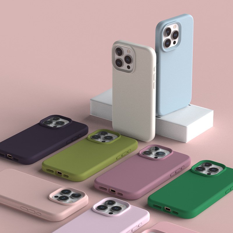 Silicone Phone Case For Apple Iphone 11 12 13 14 15 Pro Max Mini 7 8 6s Plus X Xs Max 5 Shockproof Case Cover Factory Wholesale