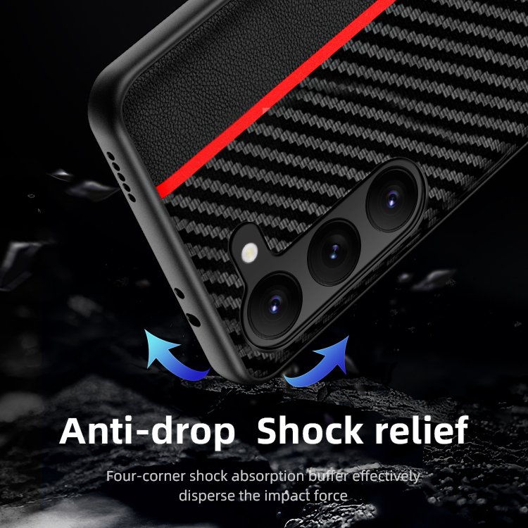 For Samsung Galaxy S23 Ultra Phone Case Carbon Fiber Ultra- thin Full Body Protection S23+ Shockproof Cover