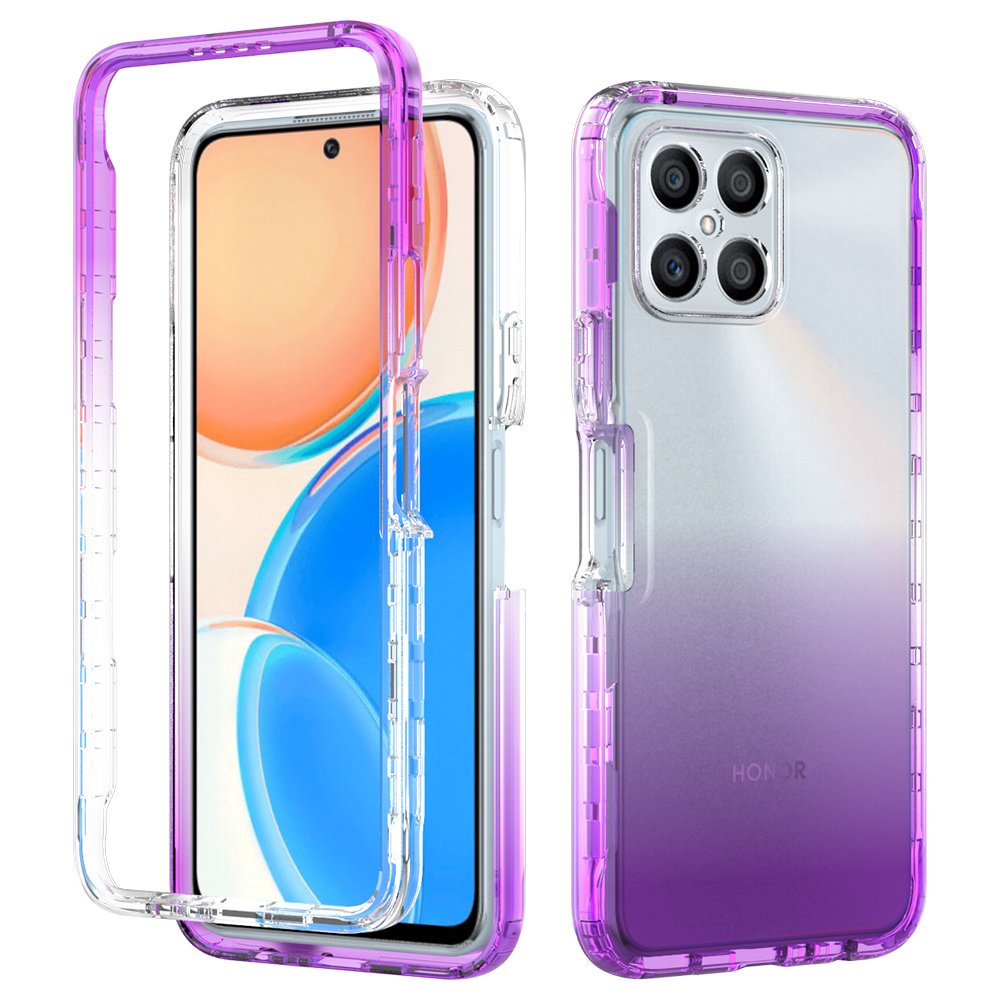 New Arrival TPU and PC Design Gradient Drop Protection Mobile Phone Case For Huawei Honor X8