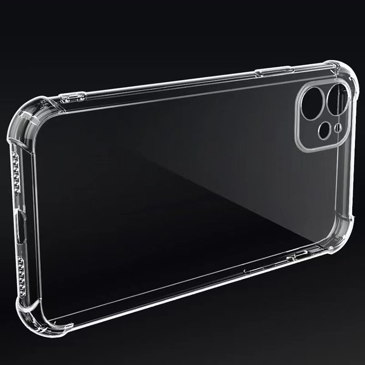 Transparent Smart Custom High Clear Back Cover Mobile Cell Phones Case For iPhone SE 6 7 8 X XS XR 11 Pro Max 12 Min