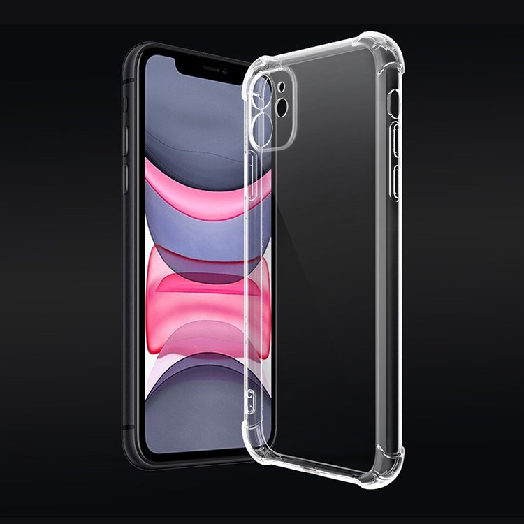 Transparent Smart Custom High Clear Back Cover Mobile Cell Phones Case For iPhone SE 6 7 8 X XS XR 11 Pro Max 12 Min