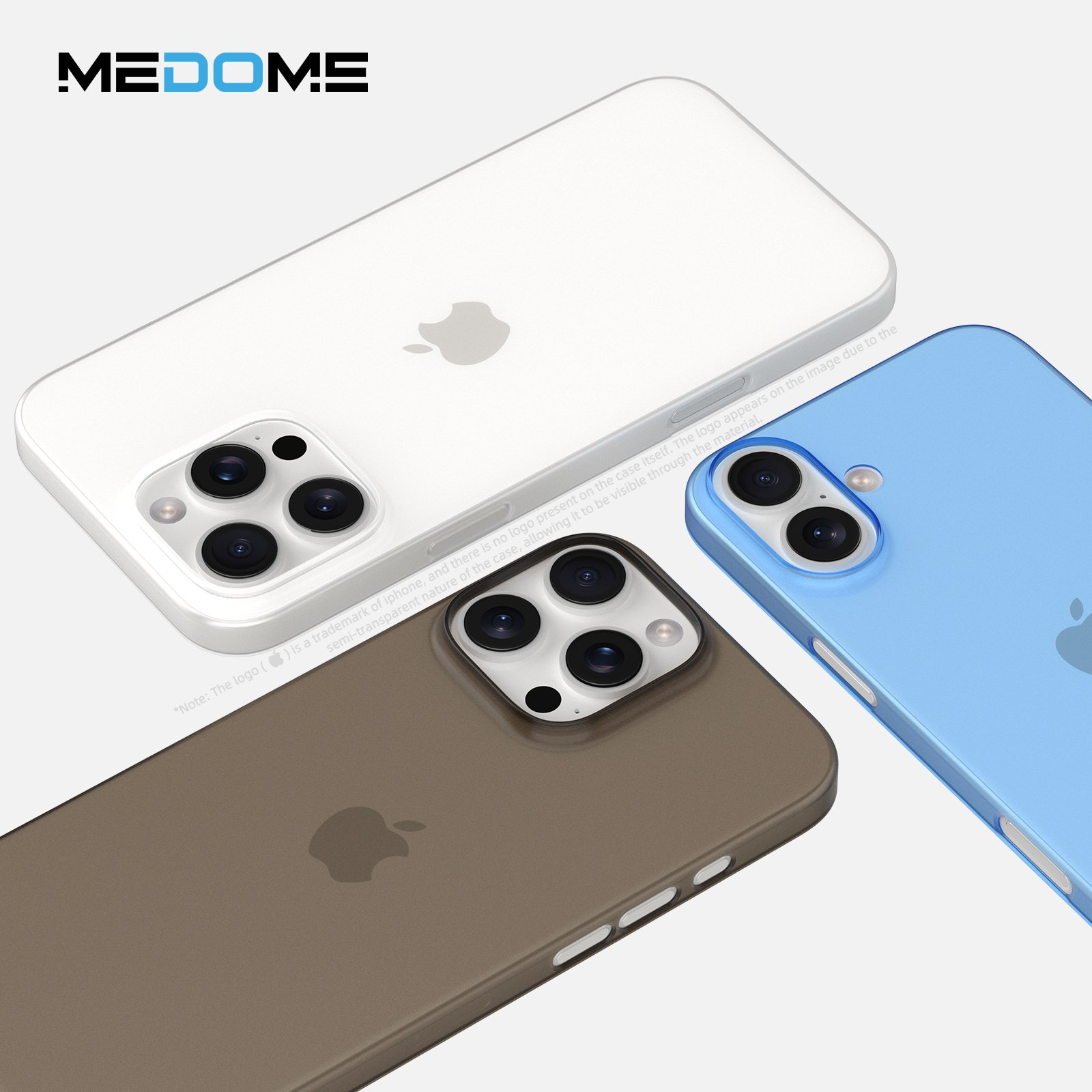 Slimoro Thin Matte Case Phone PP Phone Cover For iPhone 15 Pro Max Case Para For iPhone 14 16 13 Luxury Designer For iPhone Case
