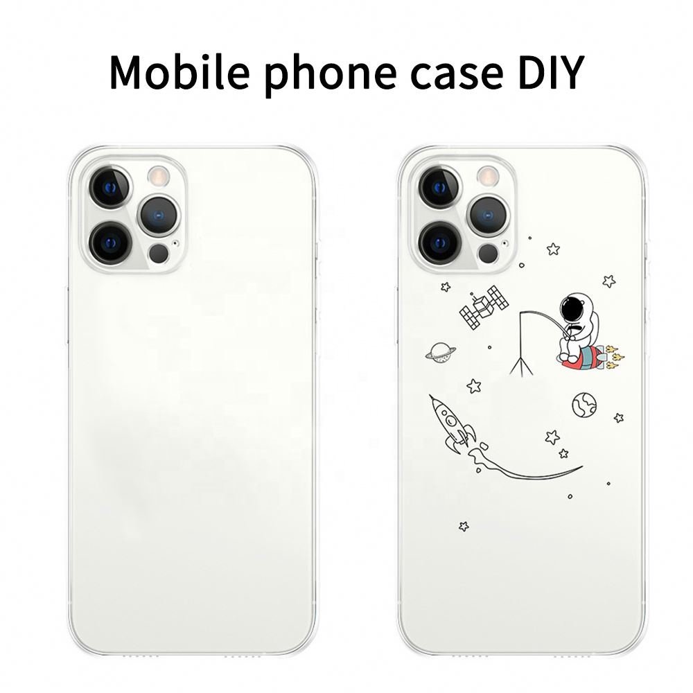 Suitable For IPhone 15/11/14/13/12/11 Pro Max/XR/XS/7/8 Plus/SE Air Cushion Blue Butterfly Anti-fall Mobile Phone Case