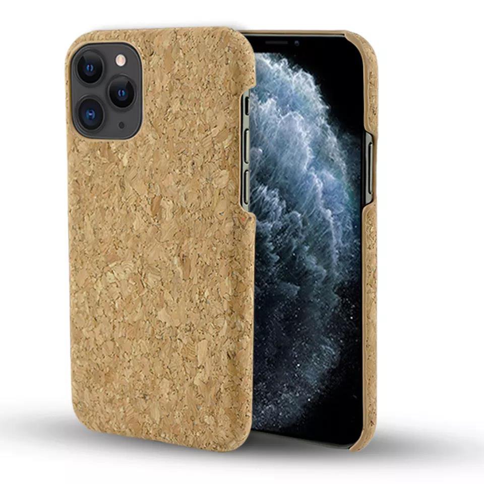 LeYi New model customized logo Eco-Friendly Biodegradable cover shockproof Cork wood mobile phone case for iphone 14 13 pro max