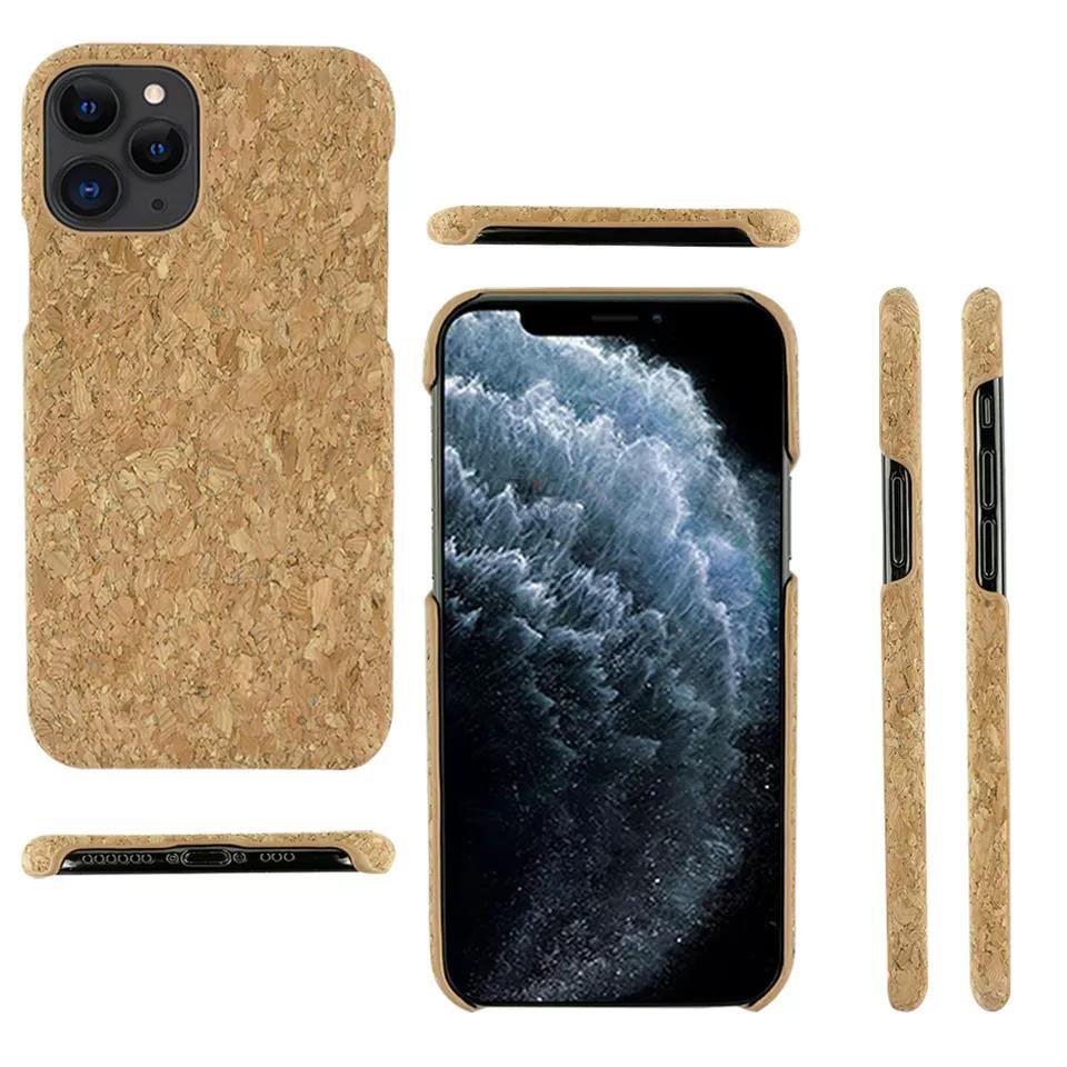 LeYi New model customized logo Eco-Friendly Biodegradable cover shockproof Cork wood mobile phone case for iphone 14 13 pro max