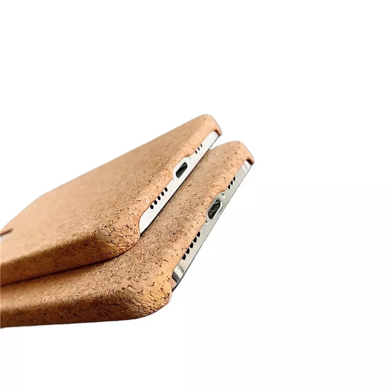 LeYi New model customized logo Eco-Friendly Biodegradable cover shockproof Cork wood mobile phone case for iphone 14 13 pro max