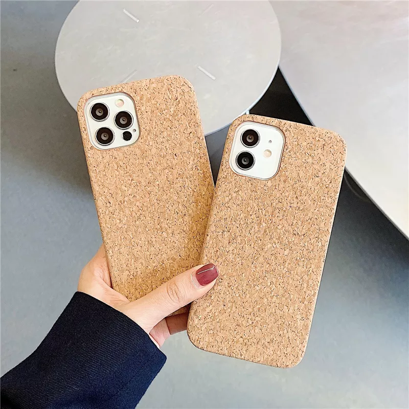 LeYi New model customized logo Eco-Friendly Biodegradable cover shockproof Cork wood mobile phone case for iphone 14 13 pro max