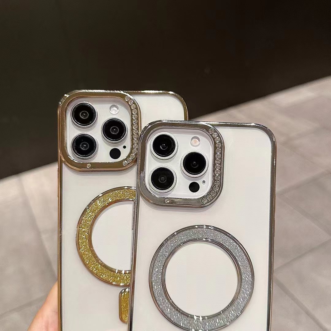 For Iphone 16 Heat Dissipation Mesh Mobile Phone Case Lens Protection Film Logo Hole Wireless Charging Magnetic Phone Cover