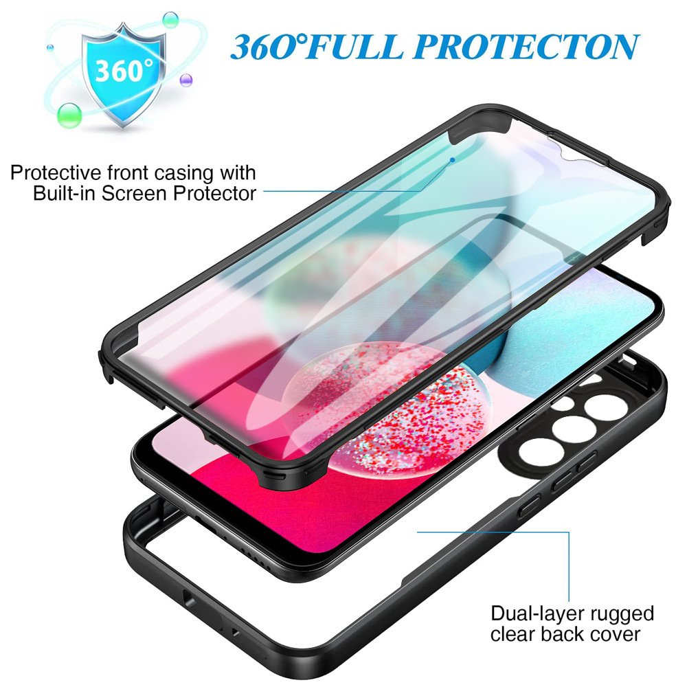 GSCASE 360 all-in-one protection shockproof transparent mobile phone case for Samsung A32 5G A52 4G/5G A72 4G/5G A22 5G A21S