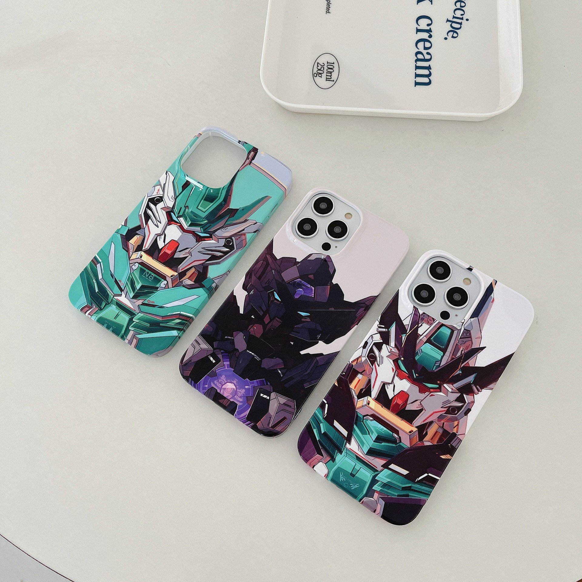 High quality heat transfer technology film PC bright face mobile phone cases for iphone14 13 12 11