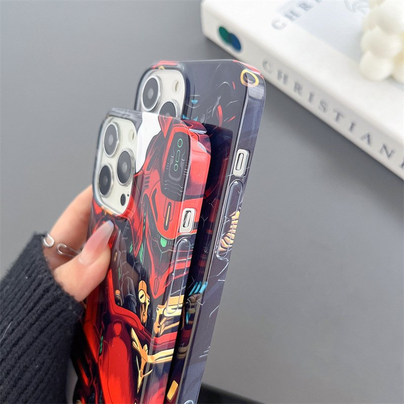 High quality heat transfer technology film PC bright face mobile phone cases for iphone14 13 12 11