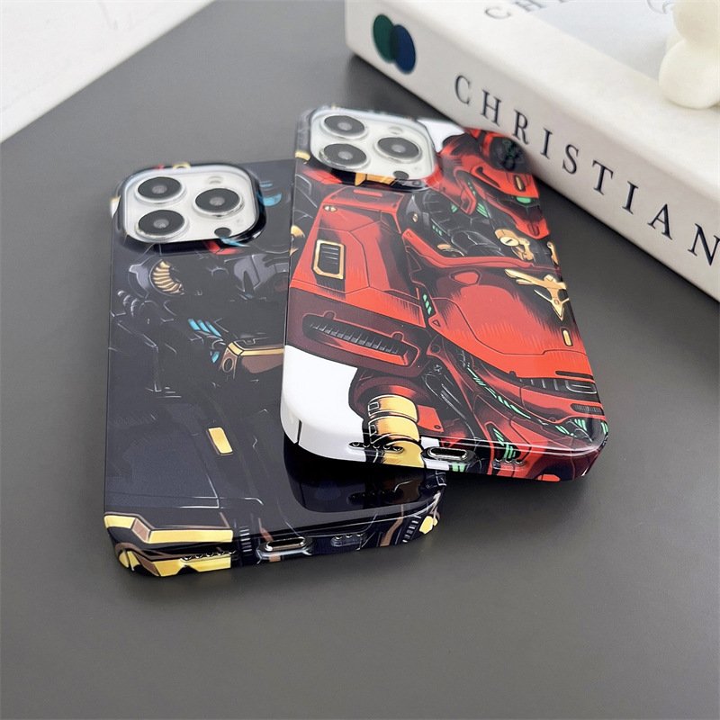 High quality heat transfer technology film PC bright face mobile phone cases for iphone14 13 12 11