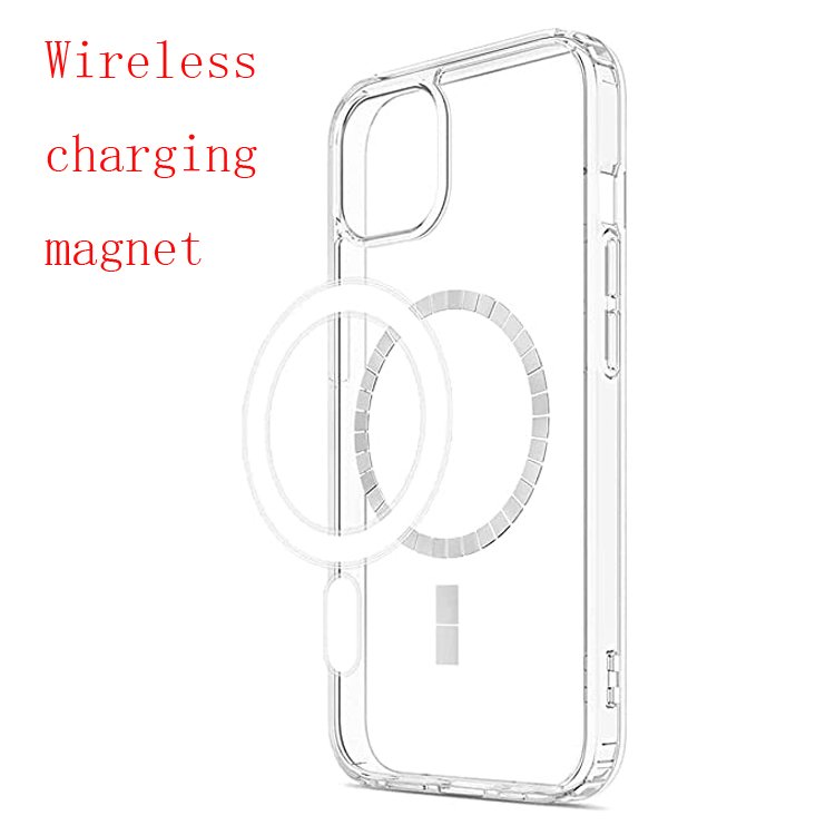 Shockproof Clear Acrylic Mag Mobile Phone Cases box package Transparent Safe Magnetic Phone Case For Iphone 16 15 pro max 14 13