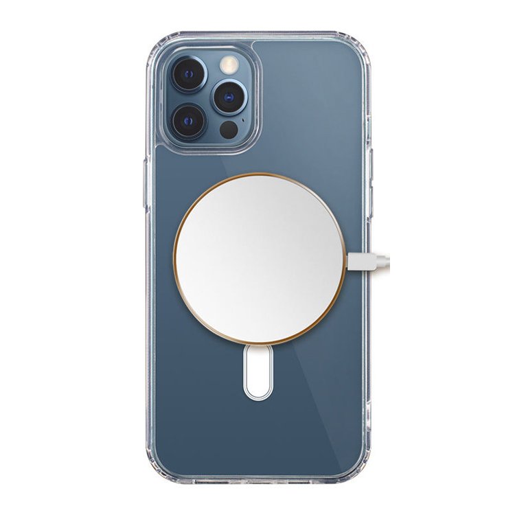 Shockproof Clear Acrylic Mag Mobile Phone Cases box package Transparent Safe Magnetic Phone Case For Iphone 16 15 pro max 14 13