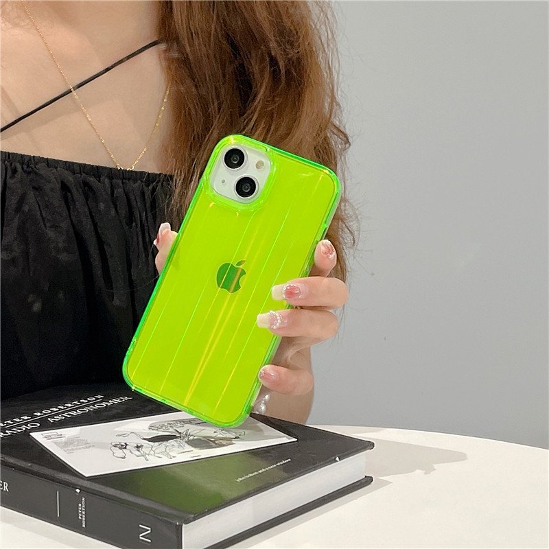 Dazzling Laser Aurora Candy Acrylic Protection Shockproof Mobile Phone Accessories Covers Case For iPhone 11 12 13 14 15 Pro Max