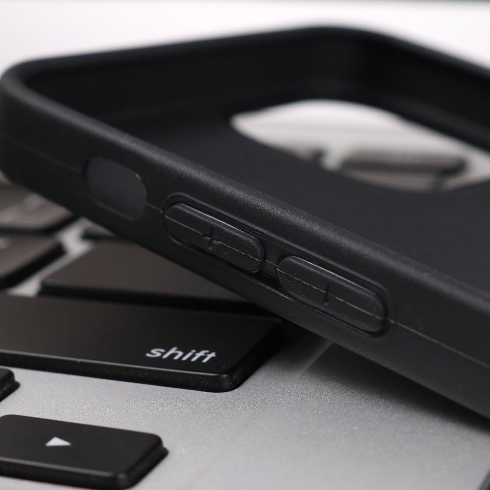 Matte Black Soft TPU Phone Case For iPhone 15 14 13 Pro Max Protection Back Cover