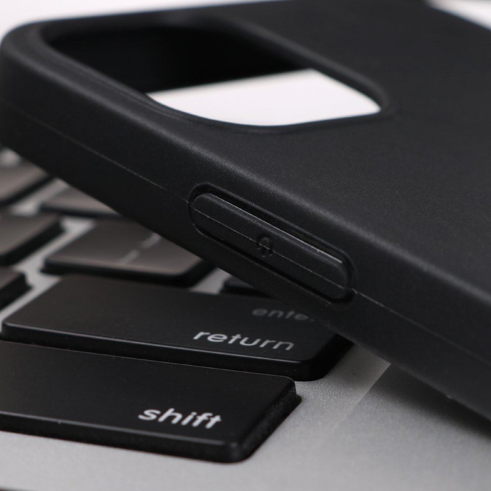 Matte Black Soft TPU Phone Case For iPhone 15 14 13 Pro Max Protection Back Cover