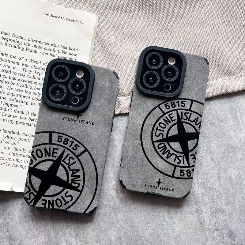 Fashion Pu Leather Mobile Phone Case For iPhone 15 14 13 12 11 Pro Max Soft Protective Back Cover