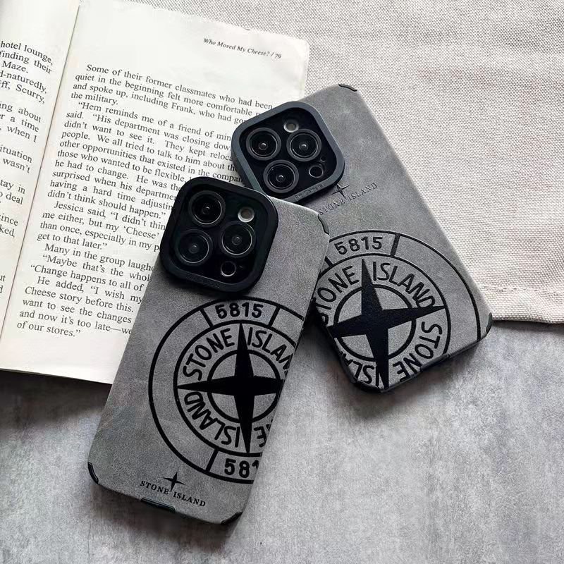 Fashion Pu Leather Mobile Phone Case For iPhone 15 14 13 12 11 Pro Max Soft Protective Back Cover