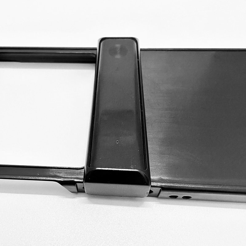 hinged black phone back case for Galaxy Z Flip 6 5 flip5 blank grooving cover for Samsung Z Flip 5 6 mobile phone case